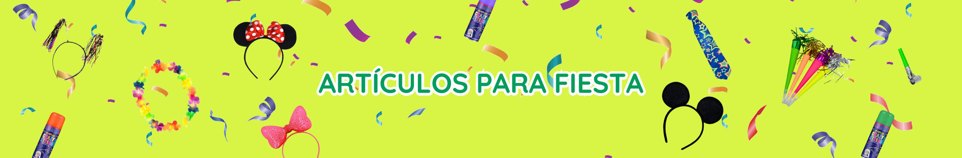 PRODUCTOS PARA FIESTA