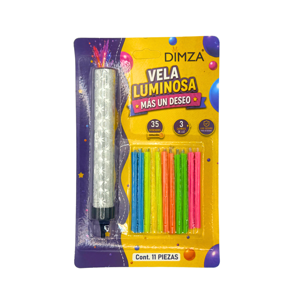 Velas Luminosas Mágicas DIMZA + 10 Velas Neón