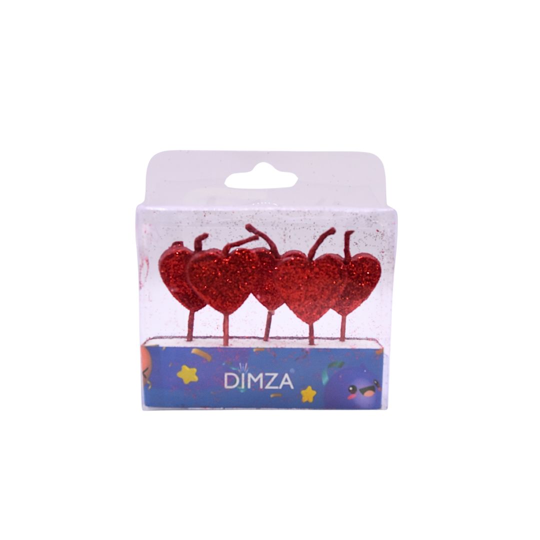 Modelo corazones glitter