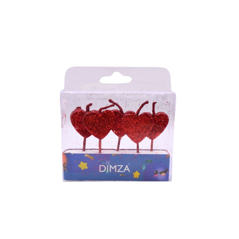Modelo corazones glitter