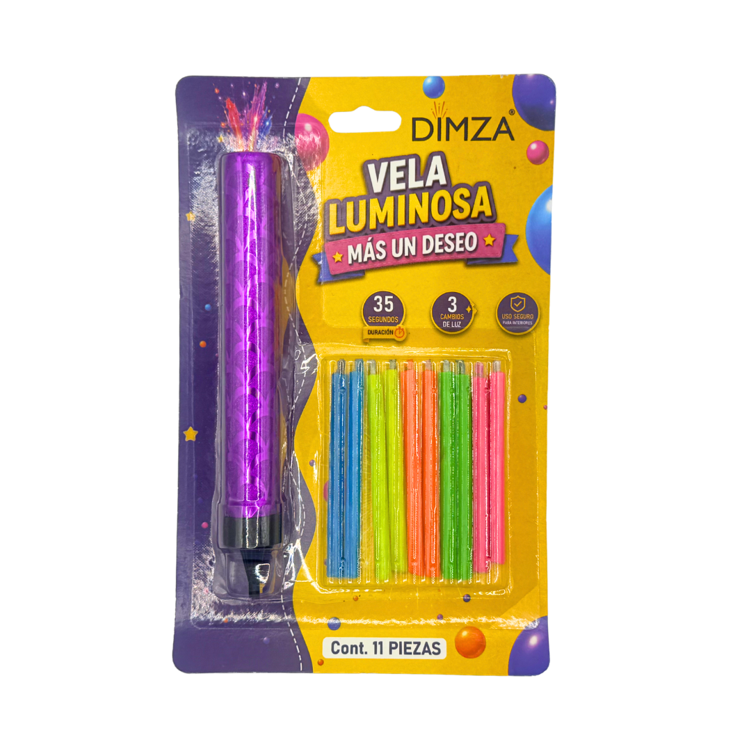 Velas Luminosas Mágicas DIMZA + 10 Velas Neón