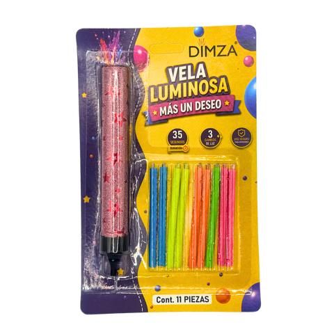 Velas Luminosas Mágicas DIMZA + 10 Velas Neón