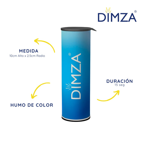 Bengalas humo revelación 15 segundos color AZUL