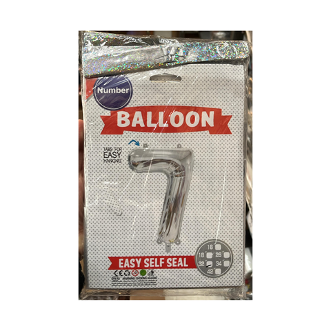 10 Piezas Globo de número #16in (40cm)