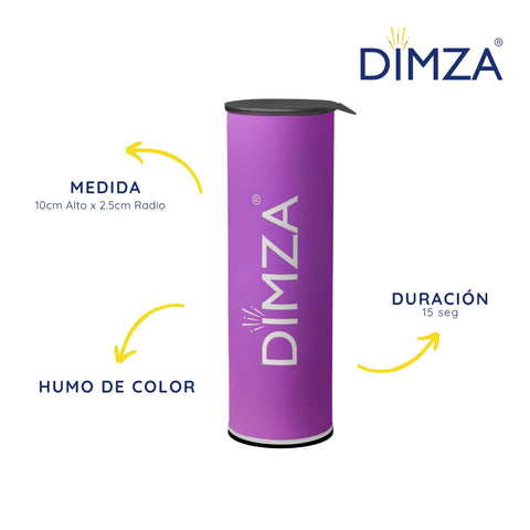 Bengalas humo revelación 15 segundos color MORADO