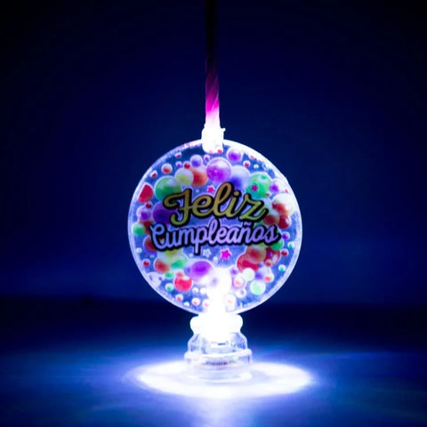 Vela De Cumpleaños Circular Luz Led Dimza