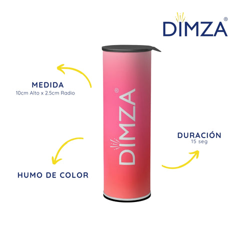 Bengalas humo revelación 15 segundos color ROSA
