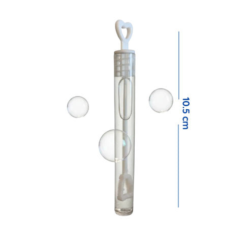 48 Burbujeros Tapa De Corazón Transparente Para Eventos