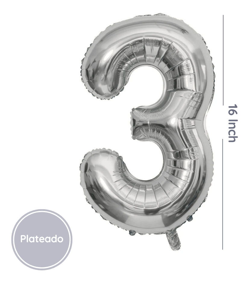 Globo#32in (80cm) Plateado