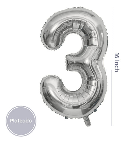 Globo#32in (80cm) Plateado