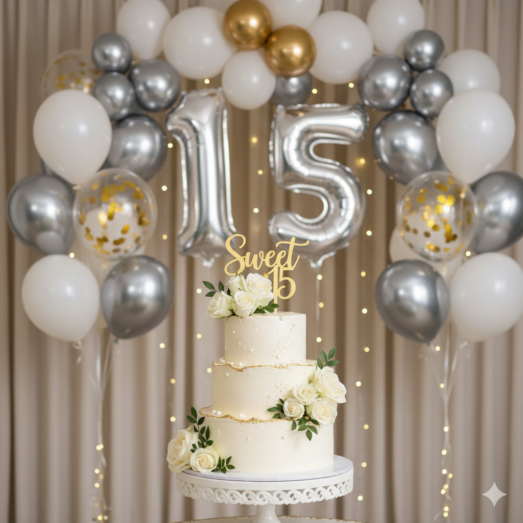 10 Piezas Globo de número #16in (40cm)