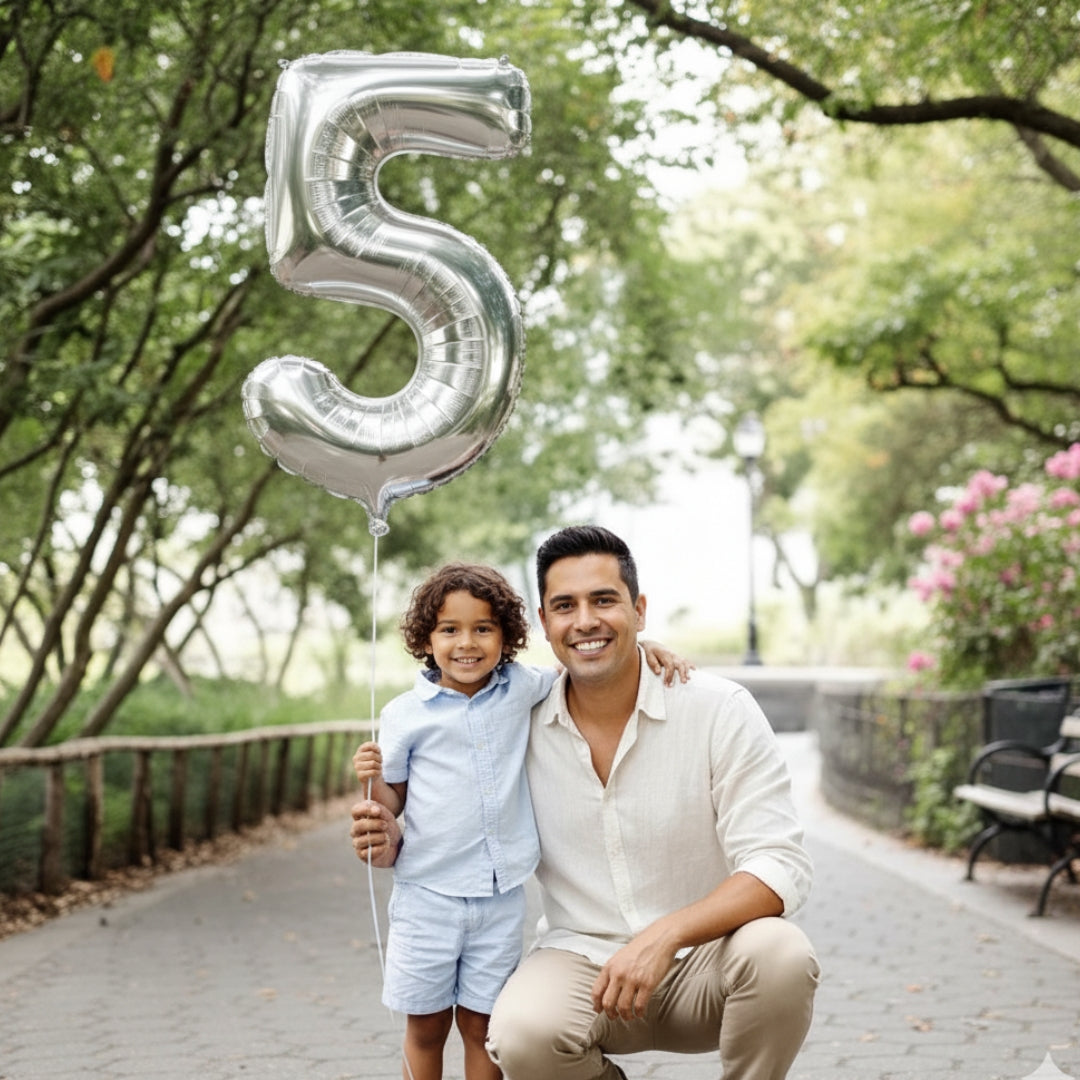 10 Piezas Globo de número #16in (40cm)