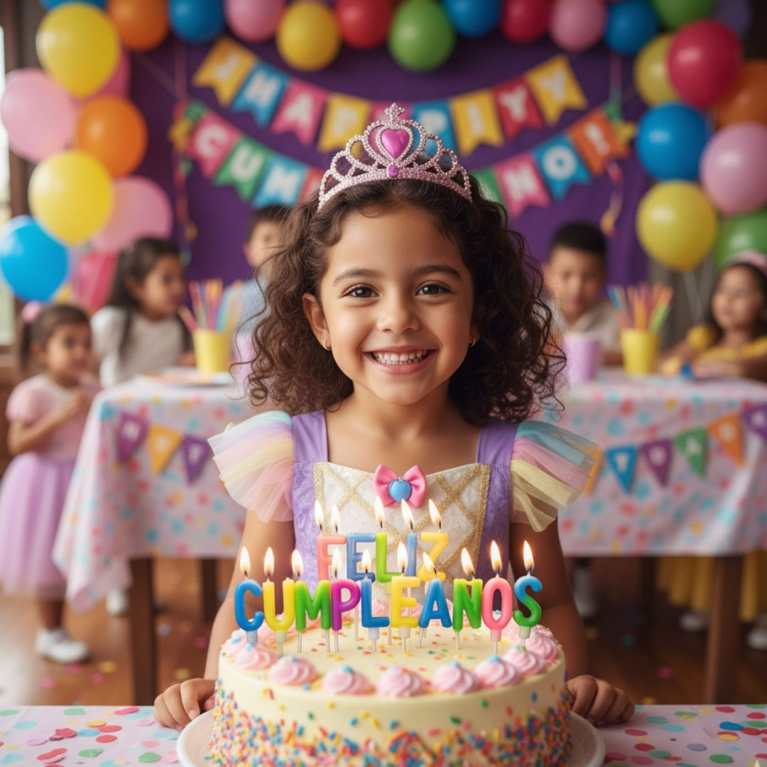 Vela Letrero Feliz Cumpleaños Para Pastel Y Fiesta