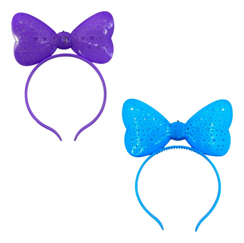 Diadema Led De Mimi Con Moño Luminoso