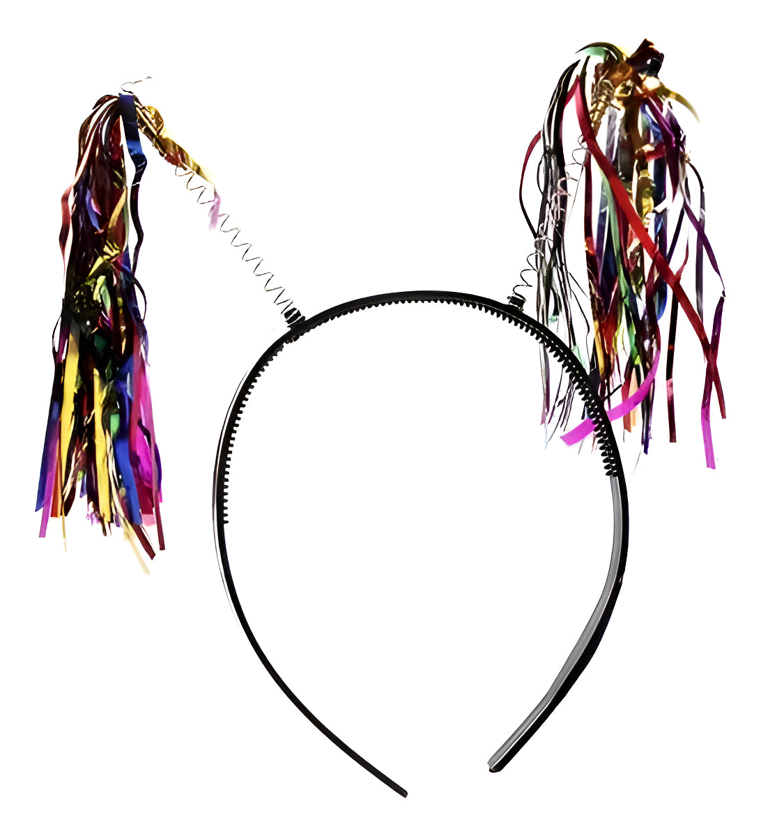 Diadema Lluvia Papel Metálico Fiesta Dimza Multicolor