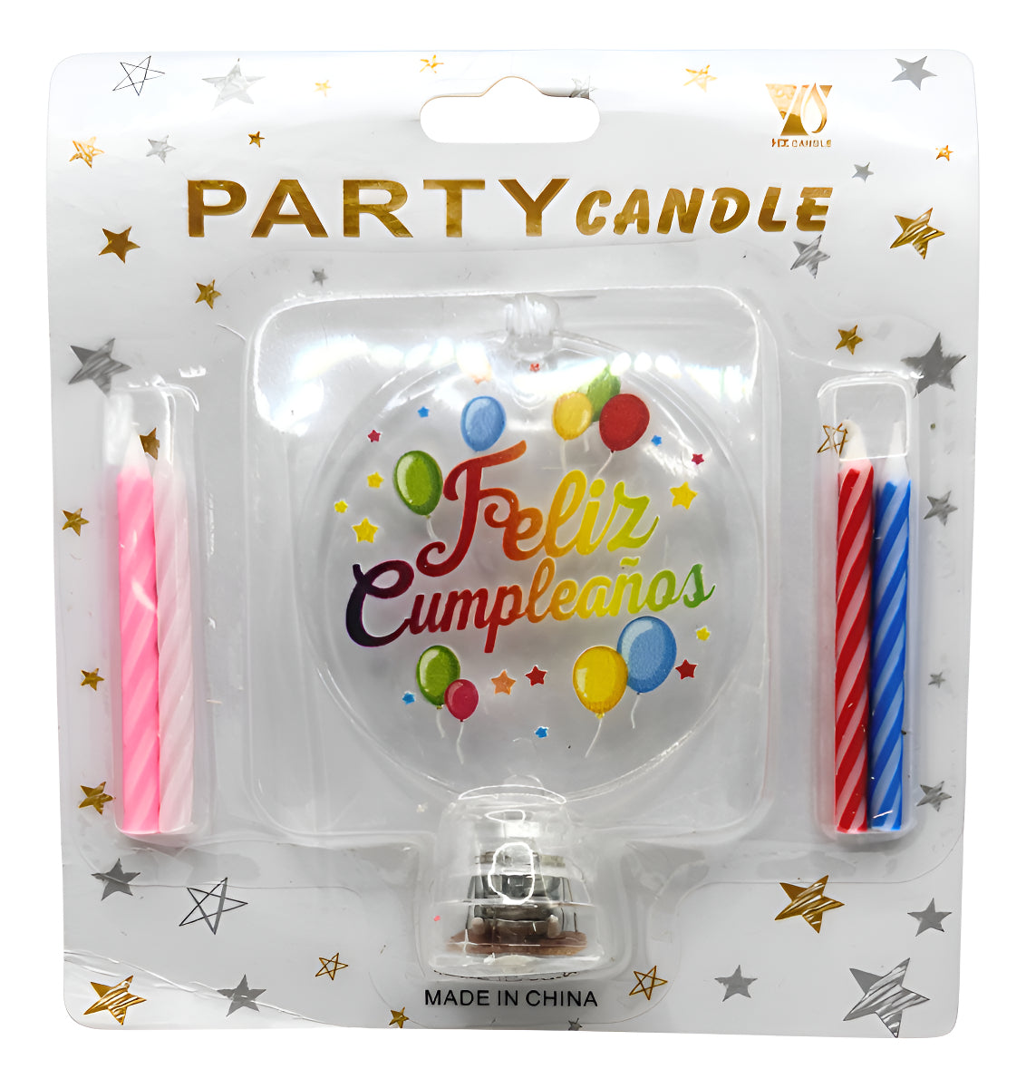 Vela De Cumpleaños Circular Luz Led Dimza