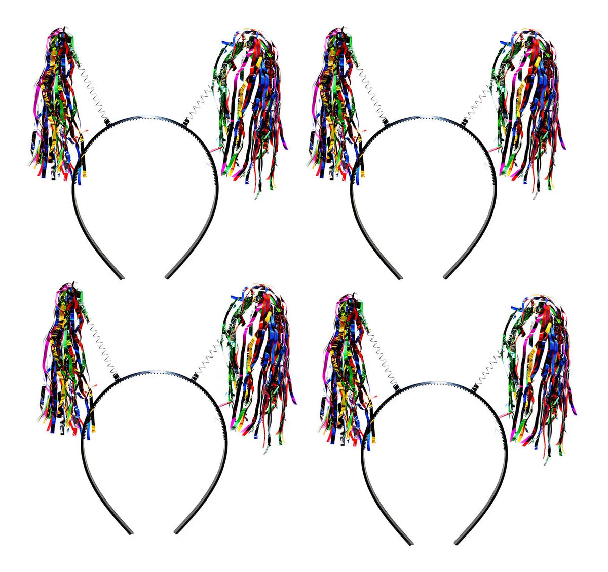 Diadema Lluvia Papel Metálico Fiesta Dimza Multicolor