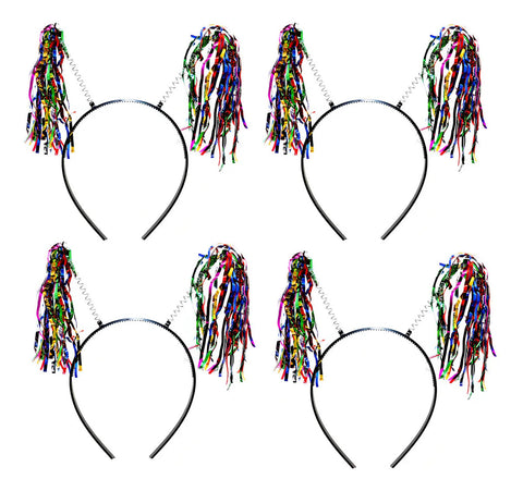 Diadema Lluvia Papel Metálico Fiesta Dimza Multicolor