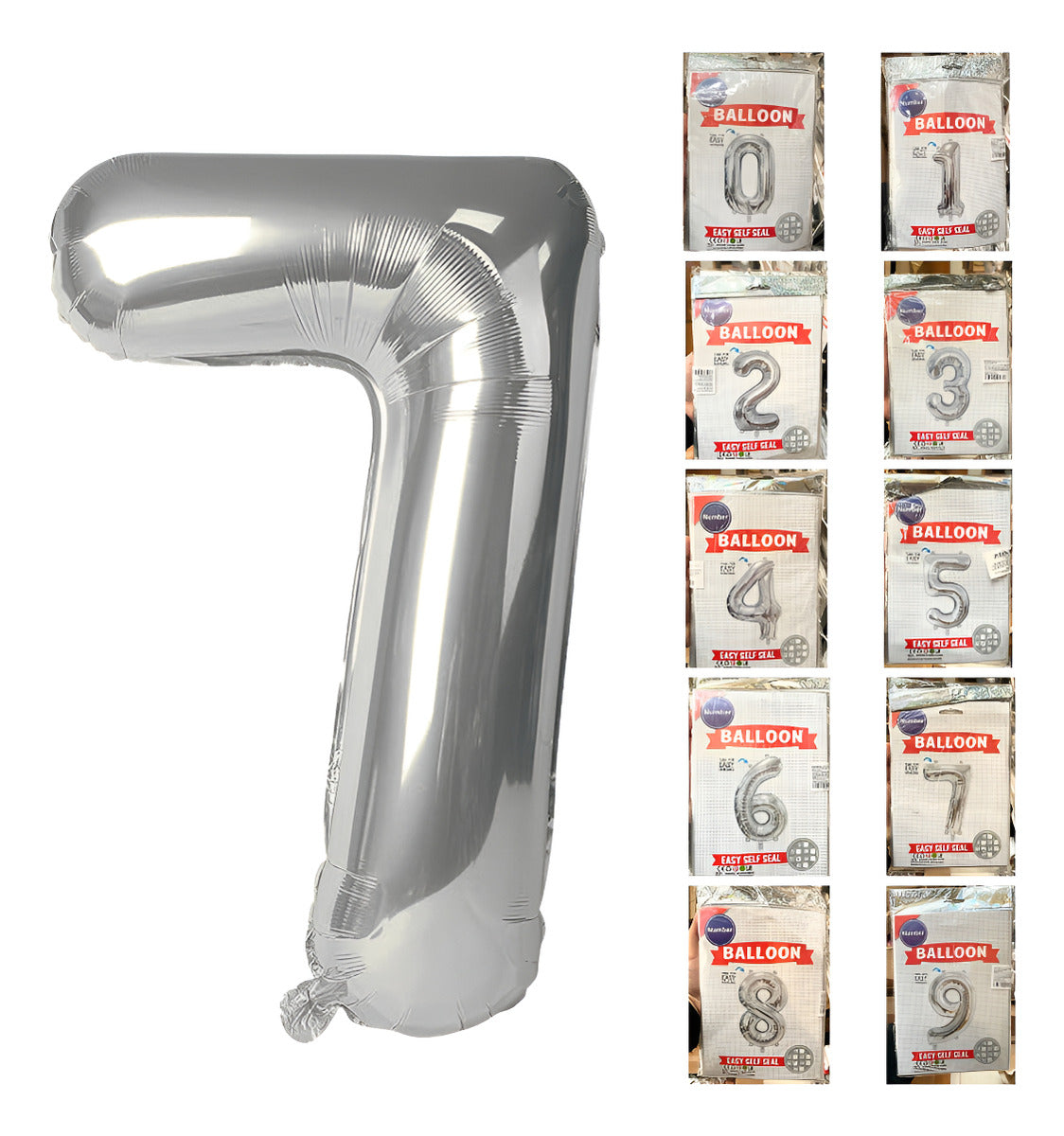 Globo#32in (80cm) Plateado