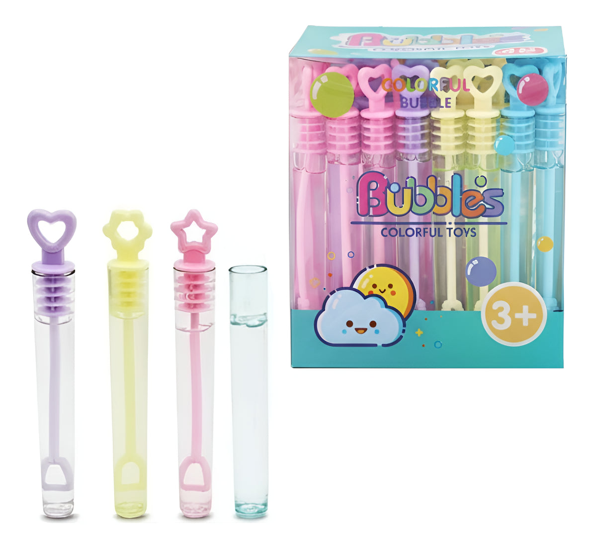 48 Burbujeros De Gel Colores Y Formas Transparente