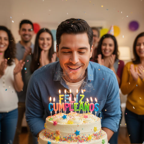 Vela Letrero Feliz Cumpleaños Para Pastel Y Fiesta