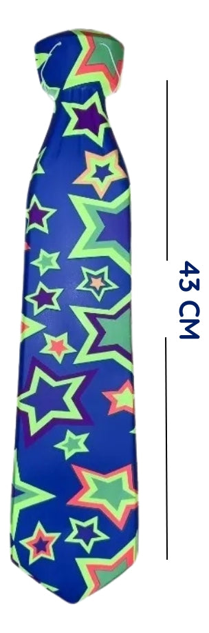 Corbata De Batucada Para Fiestas Multicolor