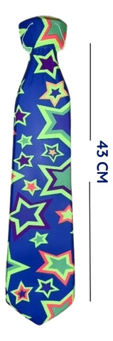Corbata De Batucada Para Fiestas Multicolor