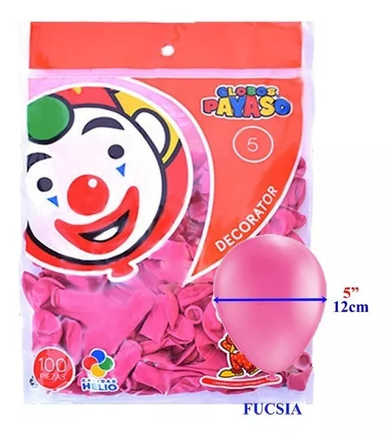 Globo estándar colo Fuscia