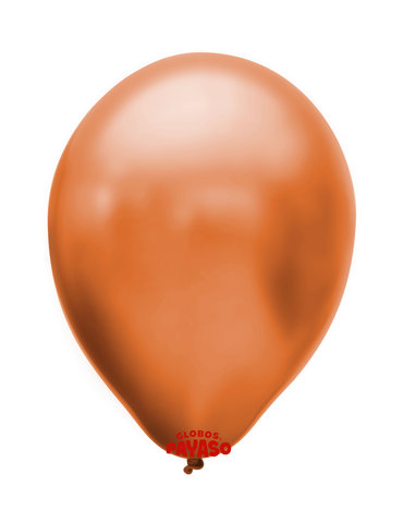 Globo metálico color Naranja