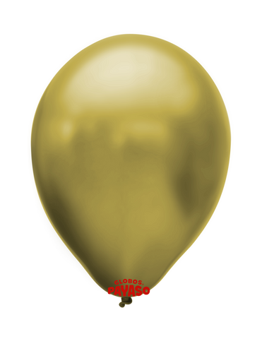 Globo metálico color Oro