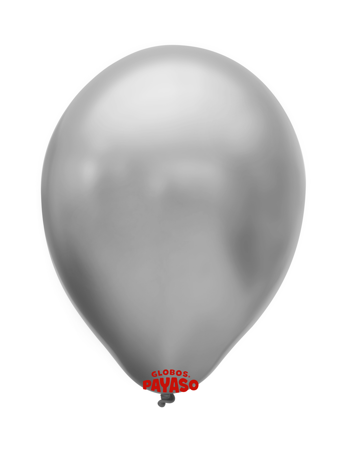 Globo metálico color plata