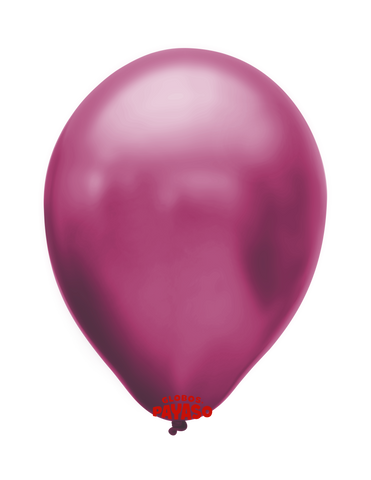 Globo metálico color Rosa
