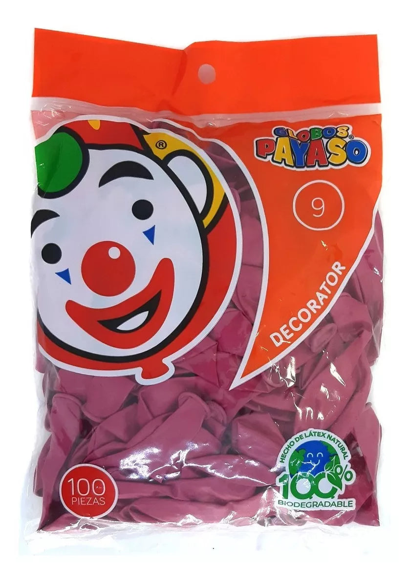 Globo estándar color Rosa Mexicano