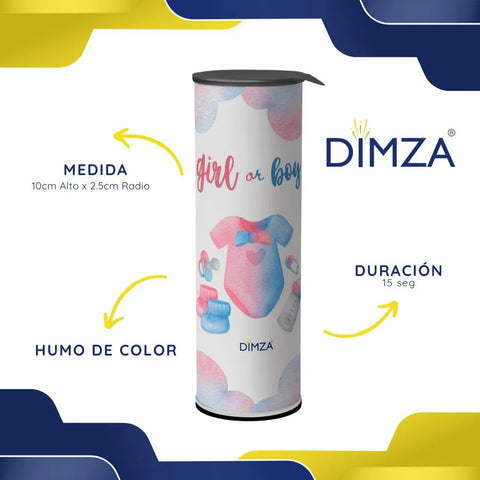 Bengalas humo para revelación de 15 segundos