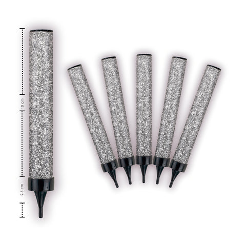 Vela mágica plata (Luz blanca)