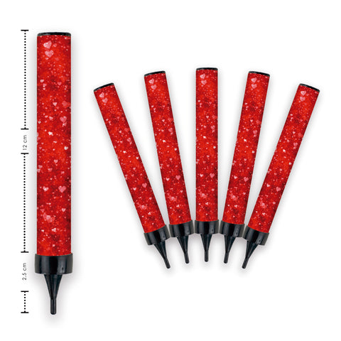 Vela mágica rojo (Luz blanca)