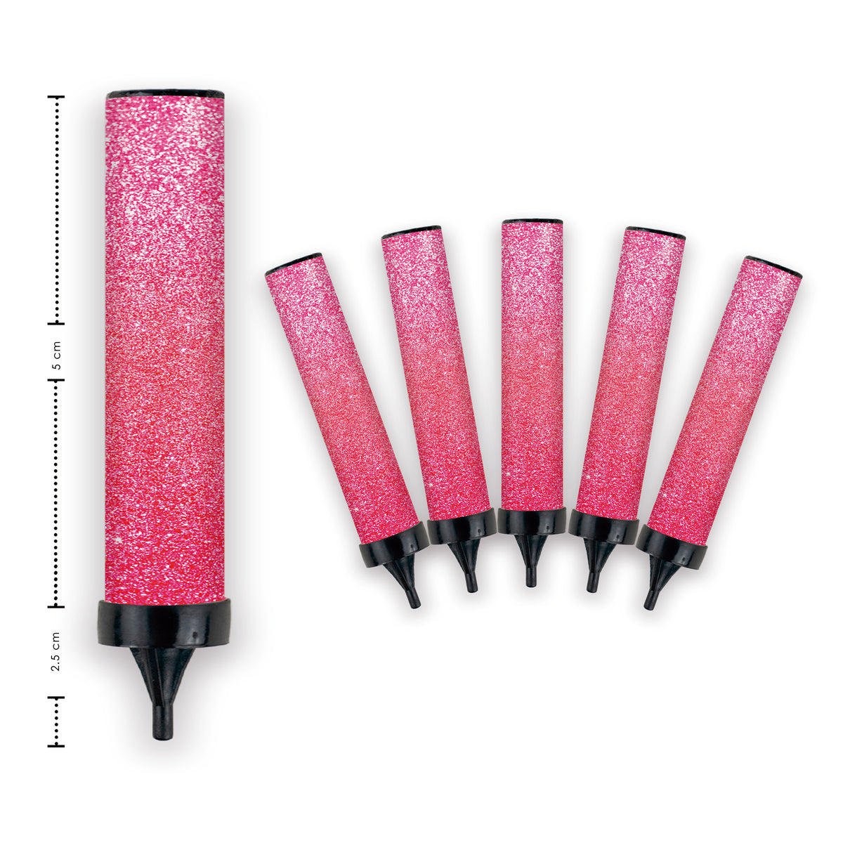 Vela mágica rosa  (Luz blanca)